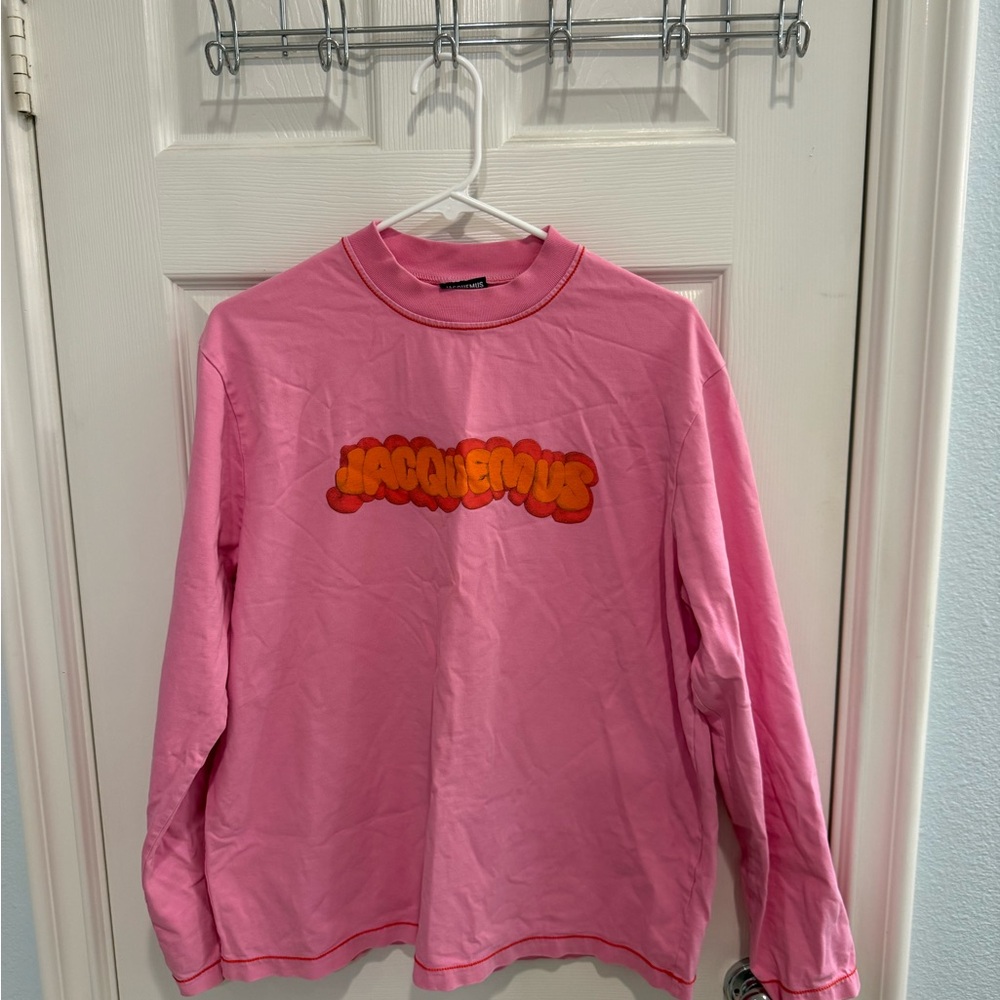 Jacquemus Pink and Orange Long Sleeve Tee
